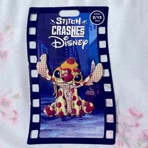 Stitch Crashes Disney Lady and the Tramp Pin